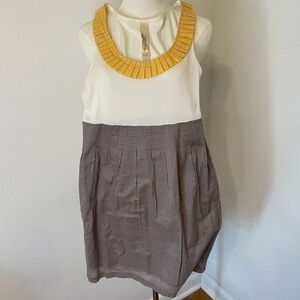 Priorities Sleeveless A-Line Dress for Casual Occasions